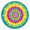 Colorful Rainbow Tie-1, variant on Colorful Rainbow Tie Dye Spiral Pattern Round Fitted Tablecloth with Elastic Edge,Dining Table Cover Waterproof,Outdoor Round Tablecloth for Camping,Dining,Indoor and Outdoor