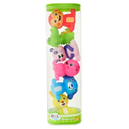 Spark Create Imagine 6-Piece Plastic Animal Figure Child’s Play Set