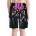 thumbnail image 3 of Stray Kids Boys Swim Trunks Quick Dry Swimwear Surfing Bathing Suit Drawstring Elastic Waist With Mesh Lining, 3 of 7