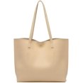 thumbnail image 3 of GFDYREE Women's Soft Faux Leather Tote Shoulder Bag Big Capacity Tassel Handbag, 3 of 6