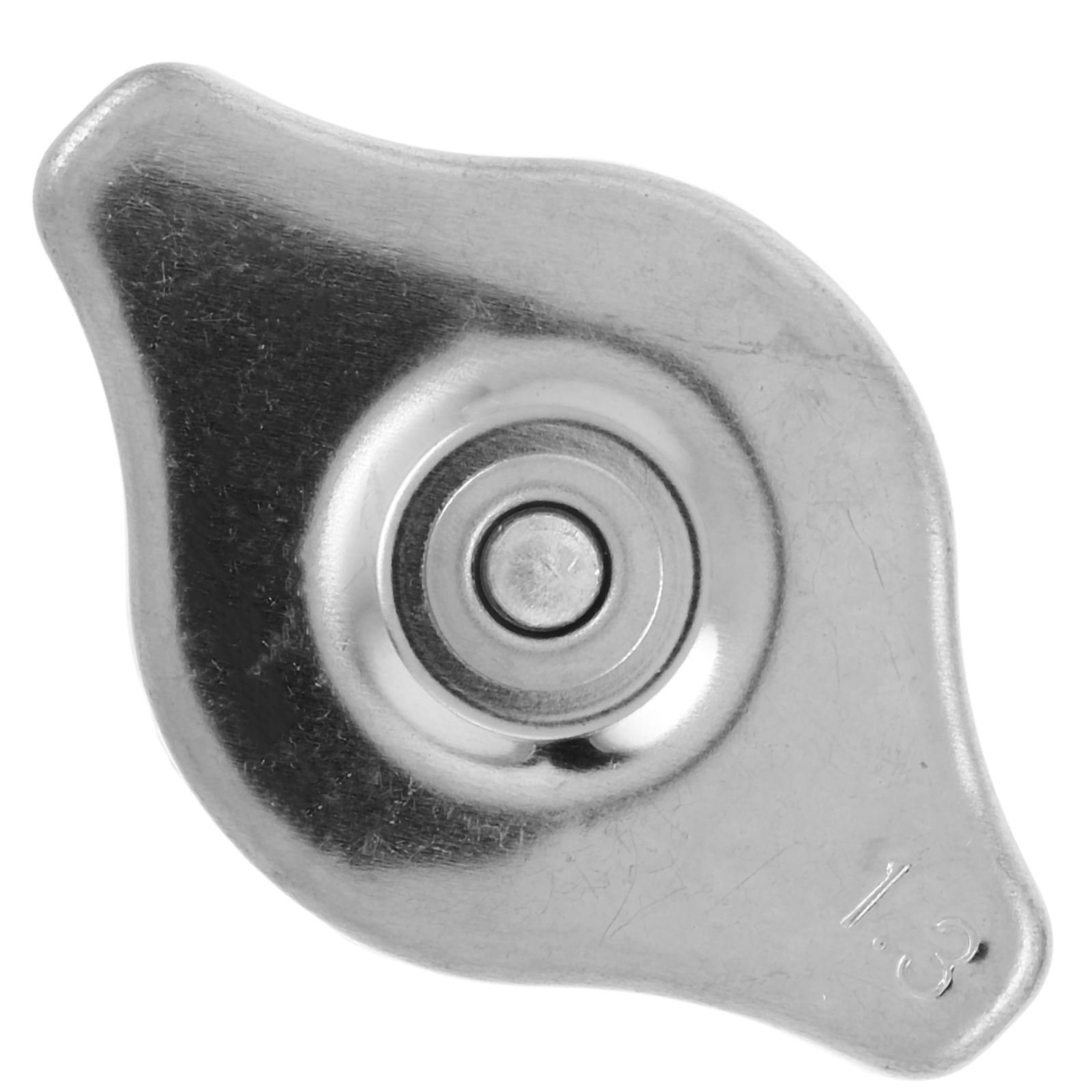 YOSADIER Plated Silver Metal Radiator Cap for Car Durable Easy Install Engine Coolant Cover