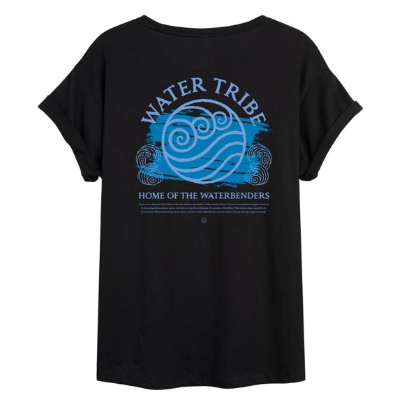 Avatar - The Last Airbender - Water Tribe -Womens Oversized Graphic T-Shirt