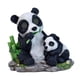 thumbnail image 3 of Estatua de panda de jardín con luz solar y movimiento de ojos realista, adorno para decoración de exteriores, escultura creativa de resina para, 3 of 8