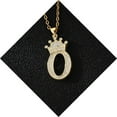 thumbnail image 3 of Ausyst Necklaces for Women Ladies Diamond Necklace With 26 English Diamond Couple Necklace Jewelry for Women on Sale Clearance, 3 of 3
