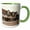 Green/White, variant on 3drose, William Shakespeares Birthplace-stratford Upon Avon- England, 11oz Two-tone Blue Mug
