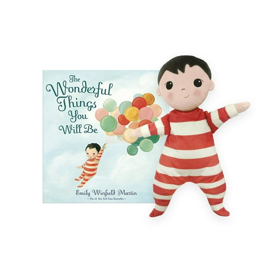 The Wonderful Things You Will Be 13.5" Baby Doll & Hardcover Book Set