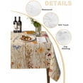 thumbnail image 2 of Pastoral Vintage Botanical Table Cloth, Spring Summer Floral Waterproof Tablecloth for Rectangle Tables, Reusable Washable Fabric Table Cover for Restaurant Kitchen Dining Tables 52"x70", 2 of 6