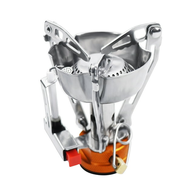 Yeacher Portable Camping Mini Coupe-Vent Valve d'Allumage Réglable Extérieur Randonnée Cuisine