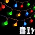 thumbnail image 1 of Navidad Luces De Hadas Batería Usb Alimentado 7 M 60 Led Luces De Cadena De Globo Con 8 Modos De Iluminación Para Decoración De Fiesta Navideña Inevent HA044407-01, 1 of 6