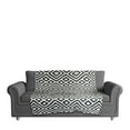 thumbnail image 2 of Creative Products Black and White Diamond Pattern 50x60 Coral Fleece Blanket, 2 of 3