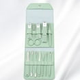 thumbnail image 3 of Odies Manicure Set Professional Nail Clipper Kit-12 Pieces Stainless Steel Manicure Kit,Nail Care Tools with Luxurious Travel Case,Green, 3 of 7