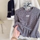 thumbnail image 5 of Camisetas de manga larga de primavera para niñas, Top coreano con dobladillo con volantes, capa Base, ropa de otoño para niños, blusa para niñas, 5 of 6