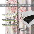thumbnail image 6 of Vintage Rose Blackout Curtains, Delicate Pink Rose Lovely Botanical Print, Bedroom Living Room Kitchen Rod Pocket Curtains42X84x2 Inch, 6 of 6