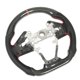 thumbnail image 4 of Volante deportivo de carreras empuñaduras de mano para volante de coche fibra de carbono de cuero perforado brillante para ANGGREK Otros, 4 of 8