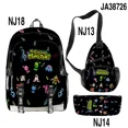 thumbnail image 1 of Nouveau Produit en Trois Pièces My Singing Monsters Entourant Monster Concert Étudiant Cartable Sac à Dos Trousse Cartable, 1 of 5