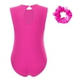thumbnail image 2 of Alvivi Gymnastics Leotards for Girls Practice Outfits Tumbling Dance Unitard Sleeveless Dance Bodysuit Hot Pink 14, 2 of 5