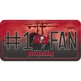 thumbnail image 1 of Plaque d'Immatriculation Fan #1 des Tampa Bay Buccaneers, 1 of 1