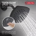 thumbnail image 4 of Delta Faucet T144339-BL-PP Modern Tub & Shower, Matte Black, 4 of 5