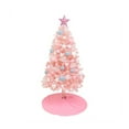 thumbnail image 3 of 2 Ft Christmas Tree Pink Christmas Ornaments with Lights Small Artificial Christmas Trees with Hanging Ornaments Desktop Xmas Tree Small Christmas Trees for Table Cute Little Tree Decorations, 3 of 6