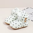 thumbnail image 2 of Fozruso Baby Girls Boys Star Print Booties Soft Non Sole Winter Warm Cozy Toddler First Crib Shoes,Sizes 5(6-9 Months), 2 of 6