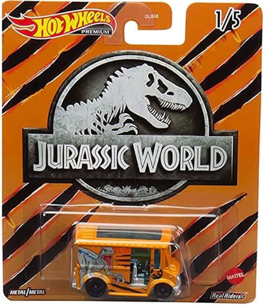 Hot Wheels Jurassic World 2022 Pop Culture Complete 5‑Pack (DLB45‑946Q)