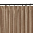 thumbnail image 2 of Linen Textured Pinch Pleat Curtain for Living Room, Room Darkening Window Curtain Panel for Bedroom, Privacy Drape with Double Layer (72 x 84 Inches, 1 Panel, Sand Beige) outdoor curtains, 2 of 7