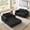 Black, variant on Leumius 2 Seater Modular Corduroy Sofa with Chaise Lounge,2-in-1 Boneless Convertible Floor Couch,Lazy Double Sofa with Armrest for Living Room Bedroom Apartment Game Guest Room,Black