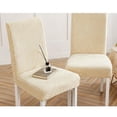 thumbnail image 4 of Funda protectora para silla de comedor, funda protectora de asiento de silla lavable extraíble de elasticidad para fiestas en hogar, Macarena  funda de asiento, 4 of 8