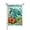 Color 2, variant on Jbralid Spring Garden Flag Welcome Beach Scene With Starfish And Palm Tree Linen Summer Garden Flags for Outside 12x18 inch