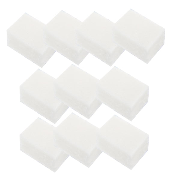 Qzbhct 10 Pcs Aquarium Bio Sponge White Foam Filter Pads Compatible with Aqua Clear 30 / 150 Filtration Systems , A605 Replacement