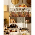 thumbnail image 3 of Valances for Windows It's Fall Y'all Rod Pocket Cafe Window Treatments Valance Curtains for Kitchen Bathroom Laundry Basement Windows 60"x14", 3 of 6