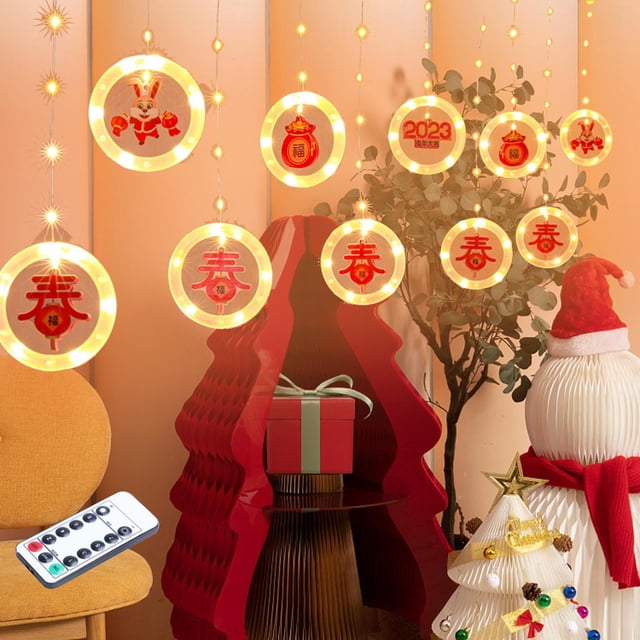 Adorno de luz de carámbano de vacaciones colgante de interior al aire libre IP44 impermeable para Patio vacaciones boda decoración de primavera Mando a distancia USB