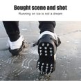 thumbnail image 3 of Cubres zapatos agarre hielo 1 par Anti-Eskid 32 tachuelas Espicéticas profesionales para con la nieve, 3 of 9