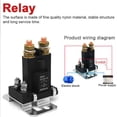 thumbnail image 3 of stanreset Dual Battery Isolator Relay Start On/Off Large Current 4Pin 500A Auto Start Contactor Lightweight Starter Solenoid Relays 12A, 3 of 6