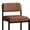 Dark Brown-Faux Leather, variant on MultiHaven 26" Counter Height Bar Stools Set of 2,Modern Upholstered Stool with Thick Back & Seat for Kitchen Island,Bar,Cafe - Dark Brown PU