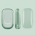 thumbnail image 6 of OFFCURVE Transparent Key Fob Cover for Honda, Car Key Case Compatible with 2022 2023 Honda Civic Accord HR-V CR-V Pilot Sport SI EX EX-L Touring 5 Buttons Smart Key Protector Car Accessories, Green, 6 of 7