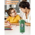 thumbnail image 6 of Electric Pencil Sharpener, Fully Automatic Pencil Sharpener for Classroom, Robot Sharpeners for 7-11.5mm No.2/Jumbo/Colored Pencils, Auto in & Out, Rechargeable & Cordess, Hands-Free, PSX5,Green, 6 of 12