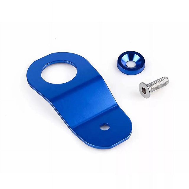 Support de Radiateur, Support de Radiateur en Aluminium avec Boulons de Rondelle Pièces de Rechange Intérieures Auto Honda Civic Ek/ap/dc, Bleu, Lot de 2