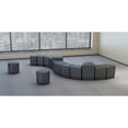 thumbnail image 3 of Lorell, Contemporary Seating Round Foot Stool, 1 Each, 3 of 3