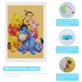 thumbnail image 3 of Winnie The Pooh Diamond Art Kits for Adults Diamond Art Gem Art Painting Full Drill Round Art Gem Painting Kit for Home Wall Decor 8"x12", 3 of 6