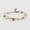 Pink, variant on Simple All-match Ceramic Woven Bracelet
