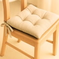 thumbnail image 5 of TESSO HOME Set de 6 Cojines Acolchados para Silla de Comedor con Lazos Relleno Ideal Almohadillas para los Asientos Medidas 42 x 42 x 7 cm, 5 of 5