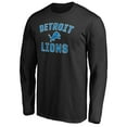 thumbnail image 2 of Men's Black Detroit Lions Victory Arch Long Sleeve T-Shirt, 2 of 3
