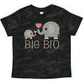 thumbnail image 3 of Inktastic Big Bro Boys Elephant Brother Announcement Boys Toddler T-Shirt, 3 of 5