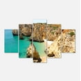 thumbnail image 2 of Rocky and Rough Portugal Bay - Extra Large Seashore Canvas Art, 2 of 3