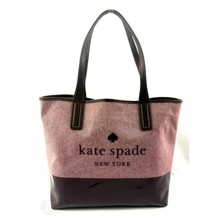 Kate Spade (Wkru5820) Ash Street Triple Compartment Canvas Tote Bag