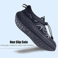 thumbnail image 5 of JOYFON Wide Toe Box Shoes Women Walking Shoes Arch Support Plantar Fasciitis Orthotic Sneakers Slip On Running Tennis Shoes US Size 6-11, 5 of 6