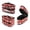 Santa Claus Candy Cane Pattern, variant on HELLHERO Portable Travel Iron Carrier Bag Turkey and Pumpkin Pattern Handheld Lightweight Iron Accessories Lightweight Travel Iron Organizer, Case Only