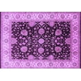 thumbnail image 1 of Ahgly Company Indoor Rectangle Oriental Purple Traditional Area Rugs, 7' x 9', 1 of 4
