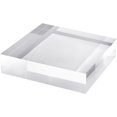 thumbnail image 1 of CiaoHER 2in Thickness Solid Acrylic Cube Display Block Clear Polished Pedestal Stand Riser Solid Base 2'' x 9" x 9", 1 Pack, 1 of 4
